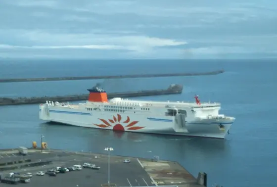 マリンタワーの上から見えました🚢