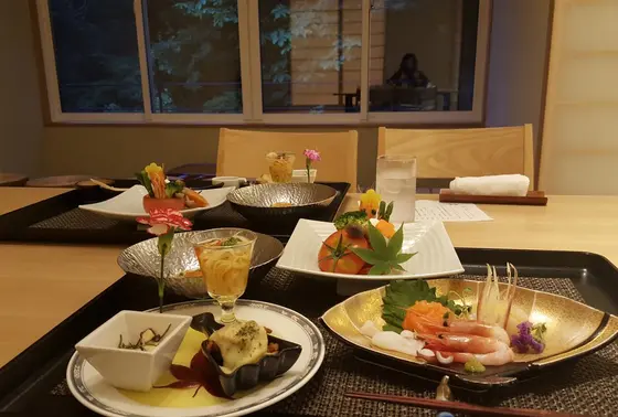 お部屋で夕食❤