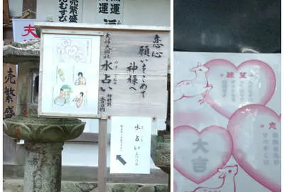 夫婦大國社　水占い