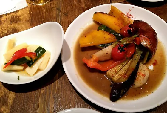 ピクルス&野菜炒め