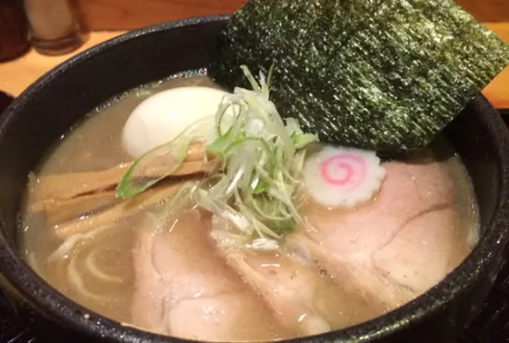 普通の煮干しラーメン