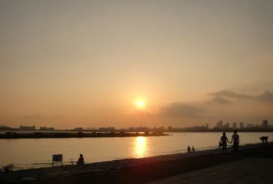 夕日もいいでしょ