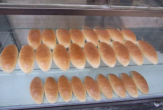 ショーケースに整列