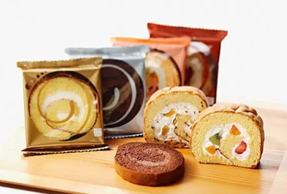 農ブランドのロールケーキ