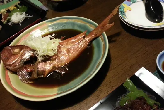 金目の煮付け最高