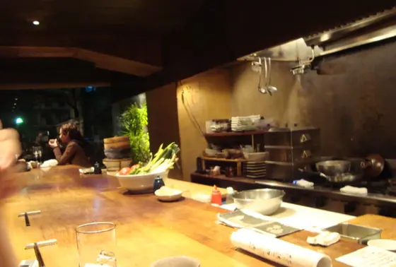 カウンターで食べる