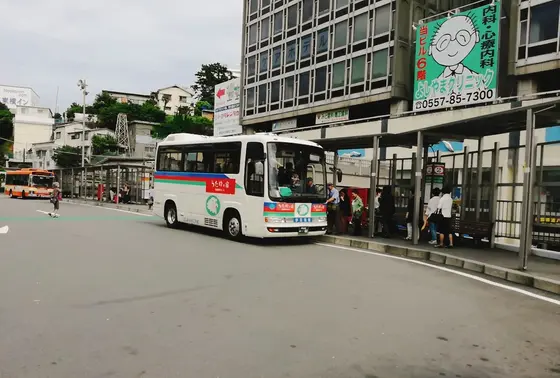 熱海駅から送迎あり