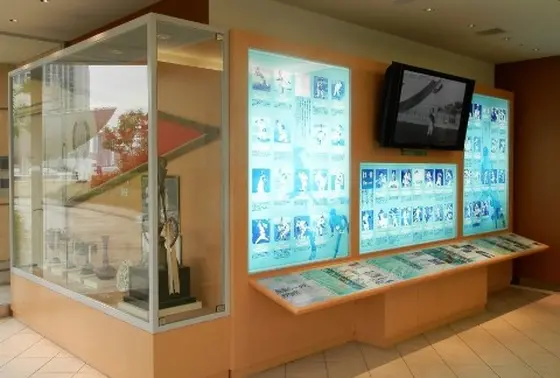 壁一面が南海ホークスの歴史です