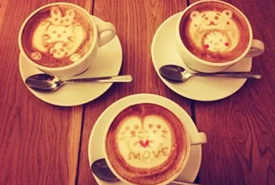 *かわいすぎるラテアート*