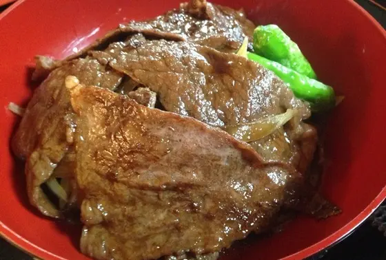近江牛　焼牛丼