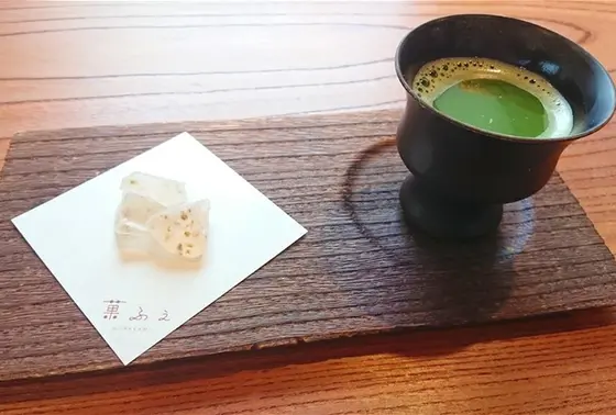 一口抹茶とわり氷