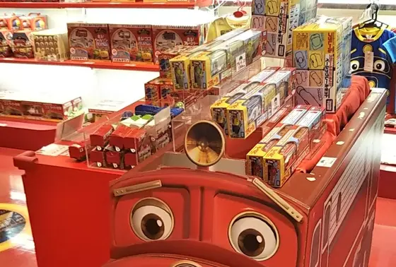 物販コーナーもチャギントン棚🎵