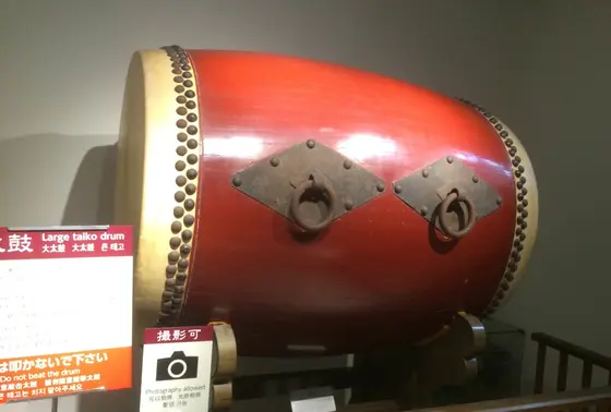 小倉城内の太鼓
