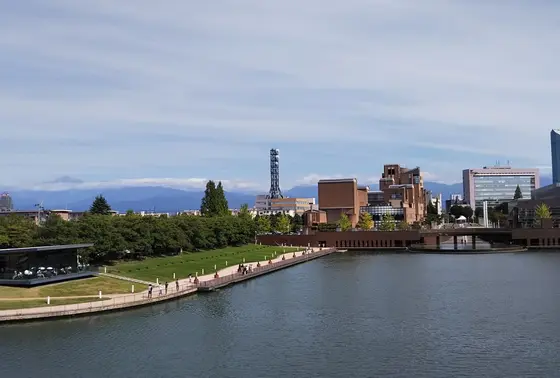 橋から見た景色