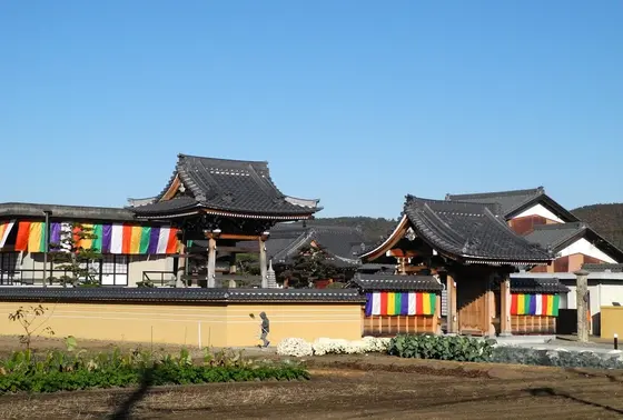 途中のお寺