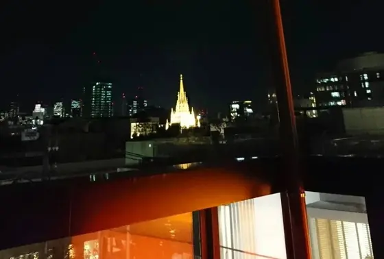 テラス席から見える景色