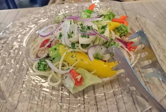 野菜のパスタ