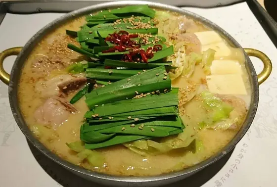 白のもつ鍋
