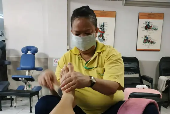 角質取りとタイ古式マッサージ