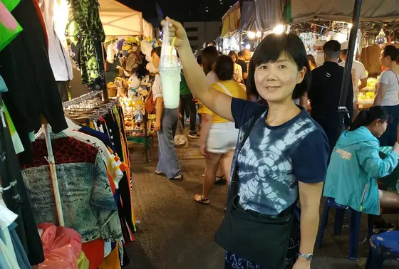 屋台の中はすごい熱気