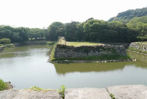 天守台から眺める