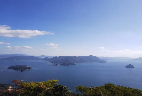 青い海と島々(^○^)