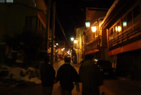夜のお散歩