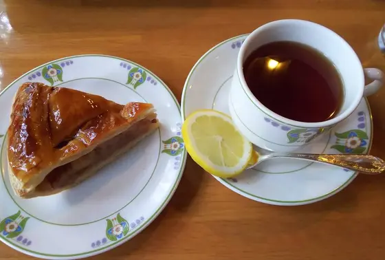 ジョンも食べたと言うアップルパイ(*^^*)