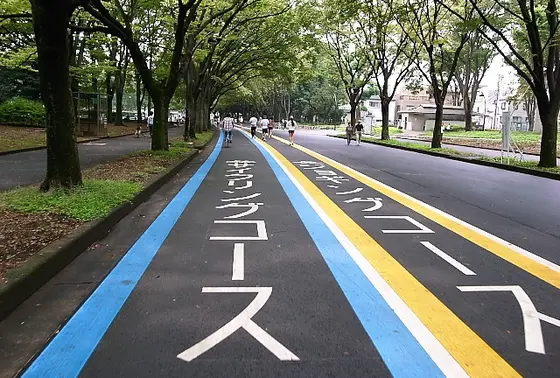 自分にあったコースを選んでランニング！
