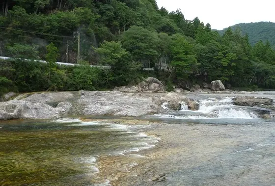 宇連川の眺め