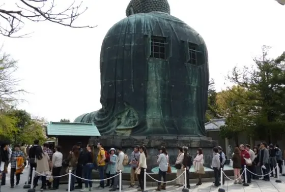 大仏の後部