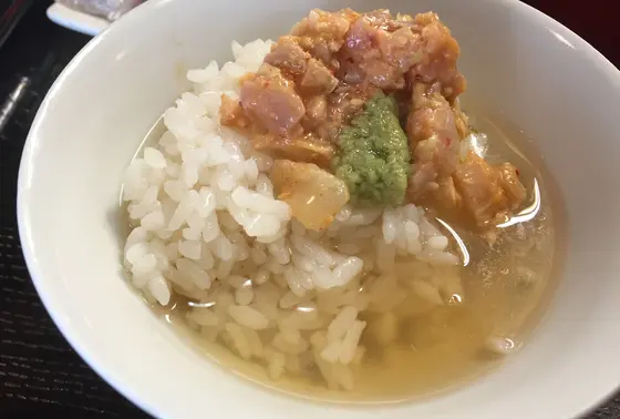 海鮮キムチ出し茶漬け!!
