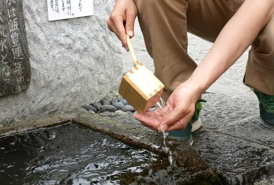 この水がおいしいお酒の原点です！