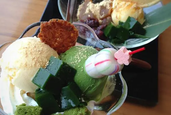 抹茶パフェ