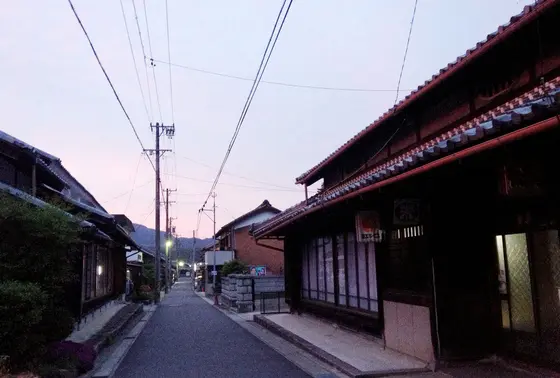 島ヶ原宿の風景