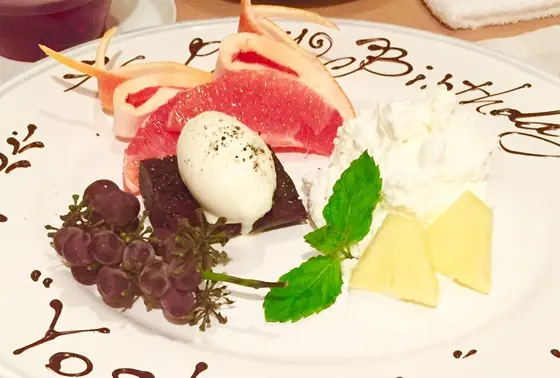 誕生日プレート