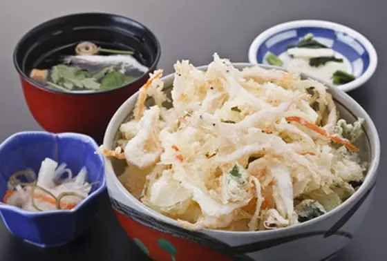 白エビかきあげ丼
