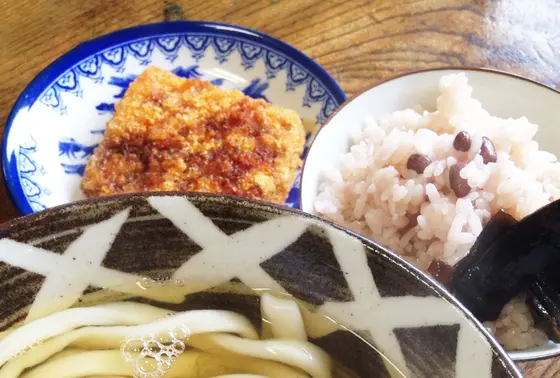 1日と15日は、お赤飯