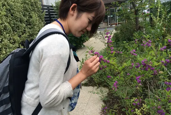 季節のお花が楽しめます♪