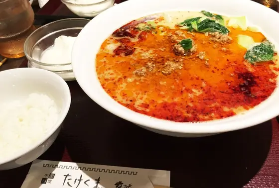最高の担々麺