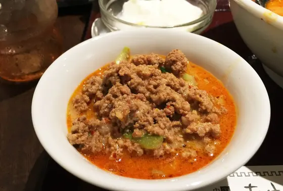 最後はご飯にかけて