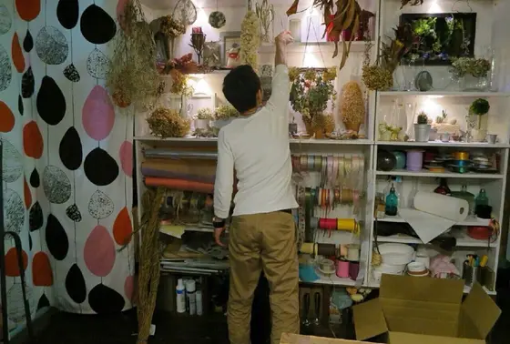 シャイなオーナーさん