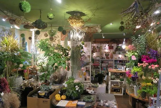 店内に入ると花！花！花！