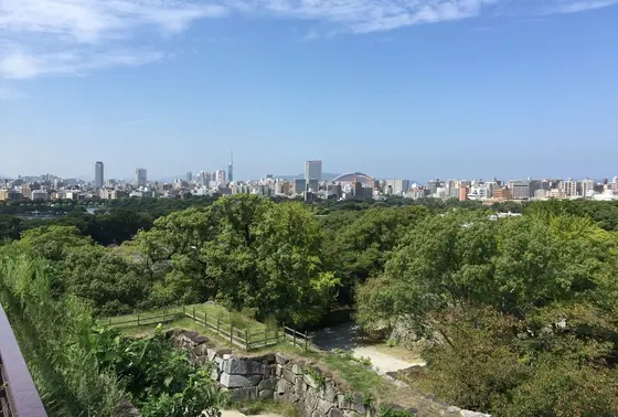 天守台からの眺め