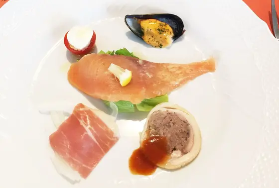 オードブルの盛り合わせ