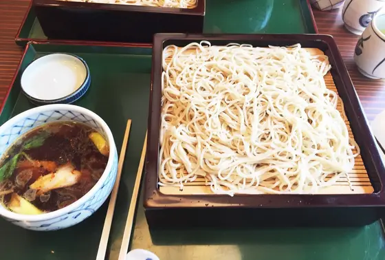 お蕎麦だけのメニュー