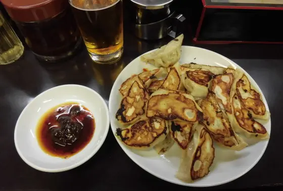 赤みそのたれでいただく
