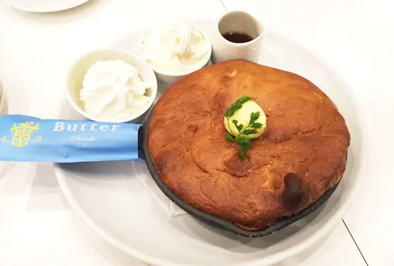 窯出しスフレパンケーキ