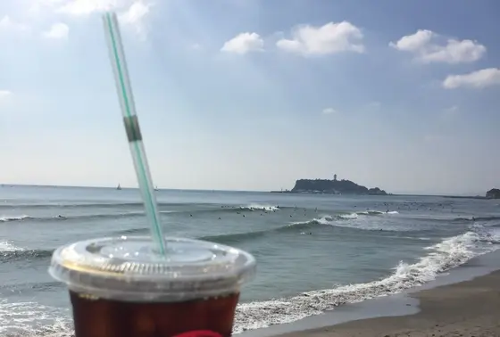 晴れていたら江の島も