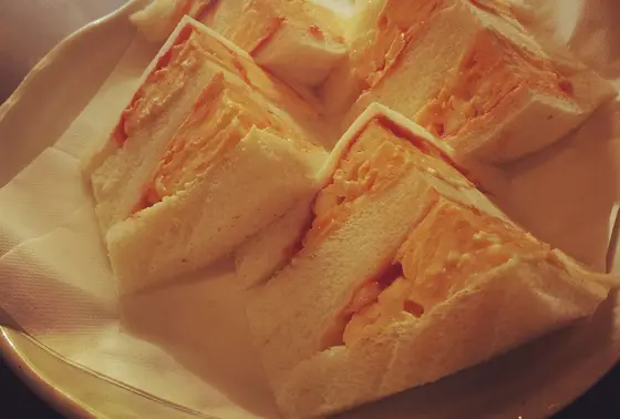 ふわふわのたまごサンド♡